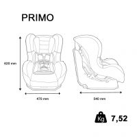 Nania Siège Auto PRIMO Migo Platinium Groupe 0+/1/2 (0-25kg)